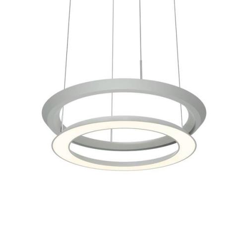 OLIGO Yano LED-hengelampe opp/ned, CCT, sølv