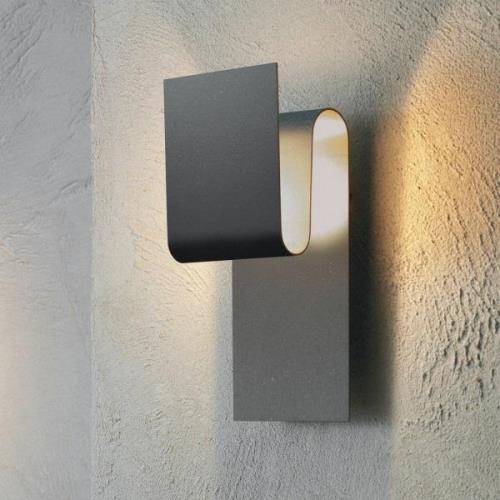 Escale Fold LED-vegglampe antrasitt