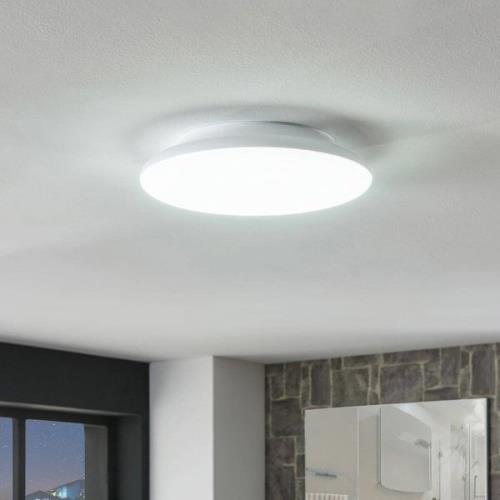 LED-taklampe Azra, hvit, rund IP54, Ø 25 cm