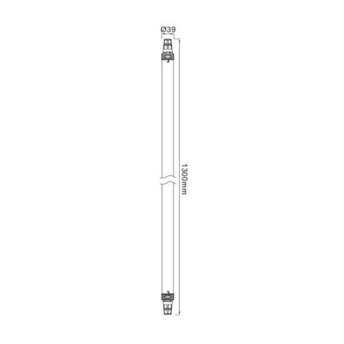 LED-fuktighetssikker lampe Tri Proof Slim lengde 130 cm