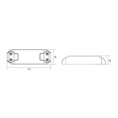 LED-driver Basic, DIM, CC, D35009UF/9W