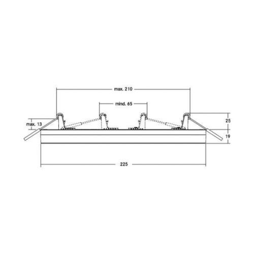 BRUMBERG Moon Midi LED-takpanel RC CCT Ø22,5 cm