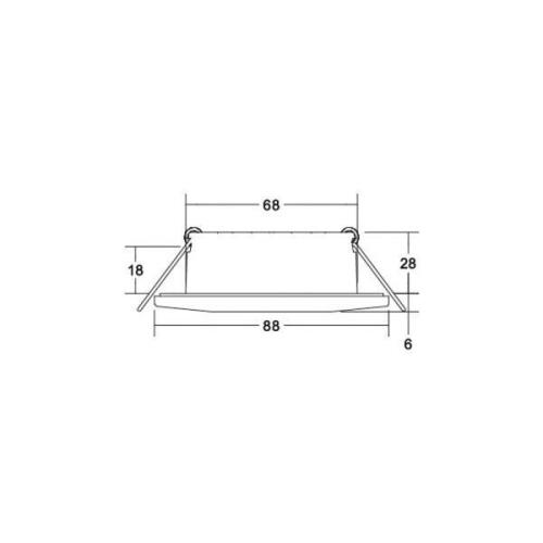 BRUMBERG Chooose LED-downlight, rund, nikkel