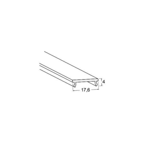 BRUMBERG One click-deksel, opal, lengde 2 meter