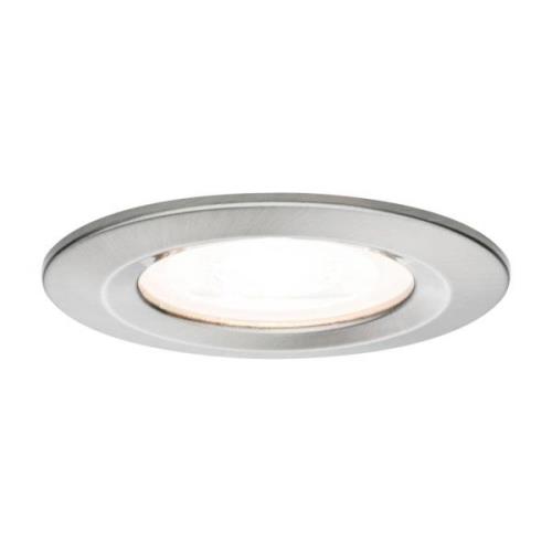 Paulmann LED-spot Nova rund, IP44, dimbar, jern