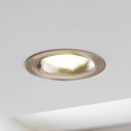 LED-downlight Saliceto rund fast 2 700K nikkel