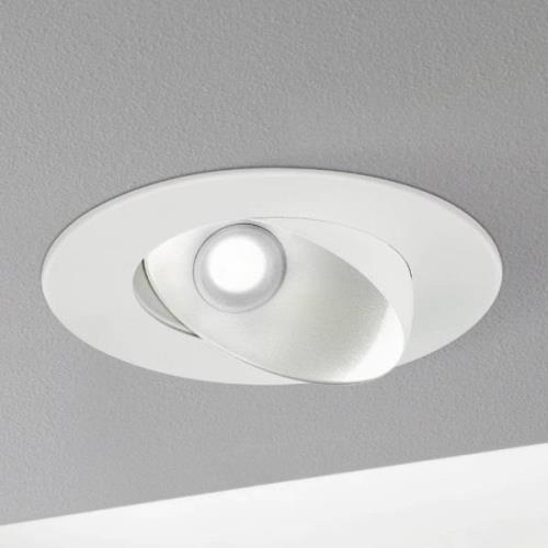 LED-downlight Ronzano 1 hvit-sølv