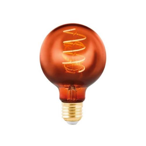 LED-globe E27 G80 4 W filament 2 000 K kobber