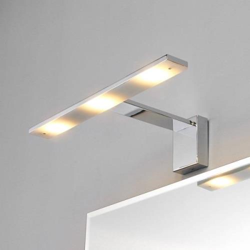 Chic LED-speillampe Lorik, krom