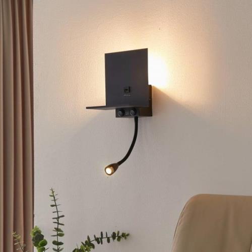 Lindby Thorid LED-vegglampe, fleksibel arm