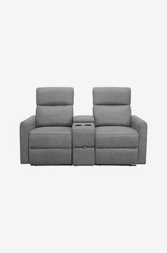 Reclinersofa Daoulas dobbel, med fotskammel