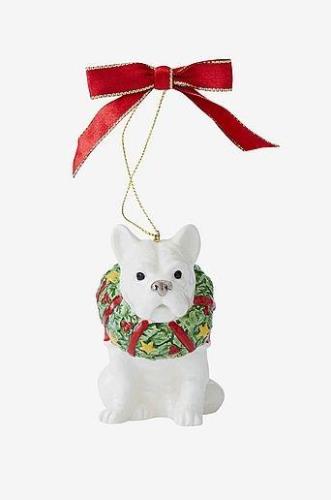 Juletrepynt French Bulldogg Christmas Tree høyde 8,5 cm