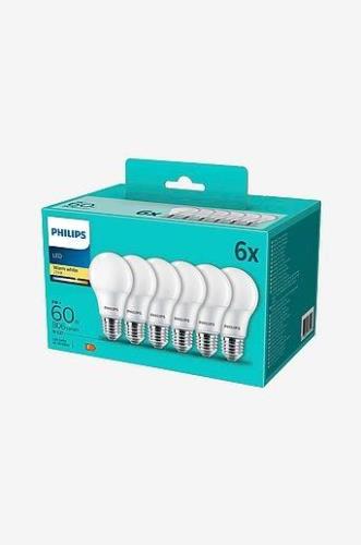 6-pk LED E27 Normal Frost 60