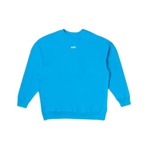 Bicolor Elektrisk Blå Sweatshirt