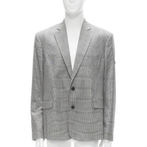 Pre-owned Grå Balenciaga Blazer i ull