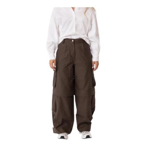 Oliven Holzweiler Ebba Cargo Trousers- Olive Green Bukser