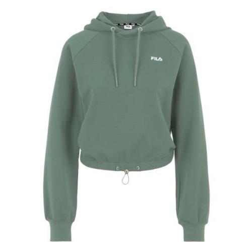 Cropped Hoody med Raglanermer