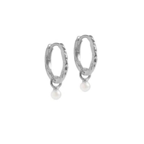 no color Enamel Hoops Belle Pearl Accessories