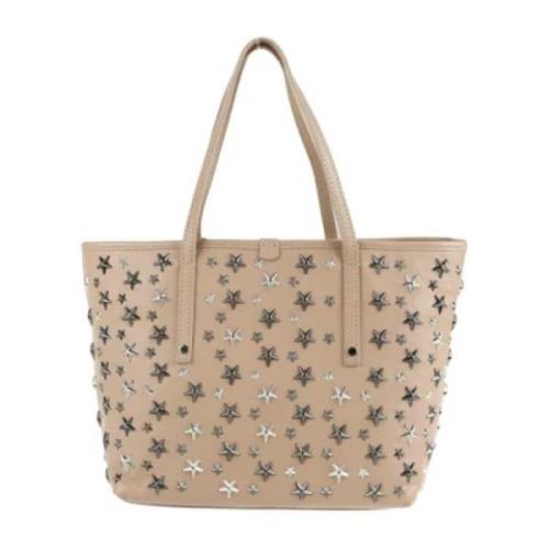 Pre-owned Beige Lær Jimmy Choo Tote