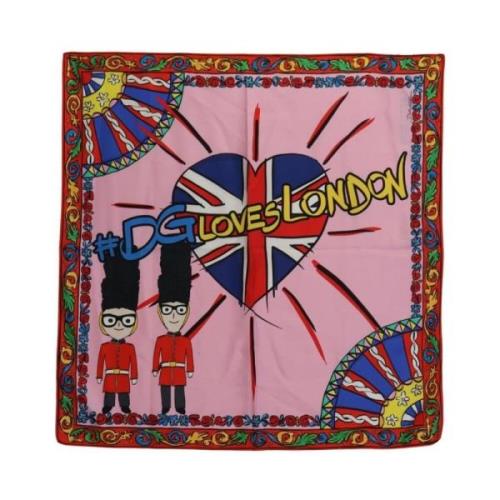 London Print Silkeskjerf