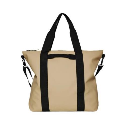 Stilig Beige Tote Bag med Tilbehør