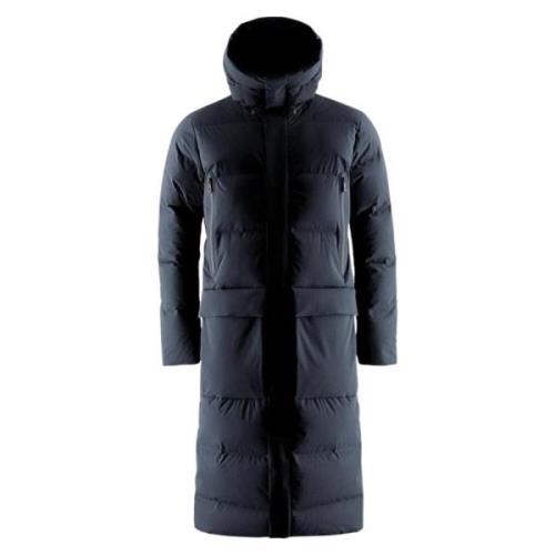 Race Welded Down Coat Dark Navy