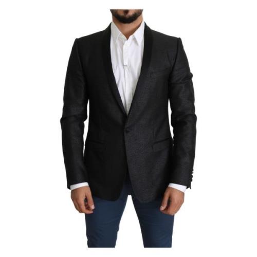 Elegant Jacquard Blazer