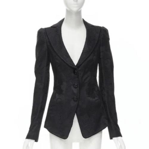 Pre-owned Svart polyester Armani Blazer