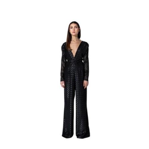 Nadia Jumpsuit med Tonal Print