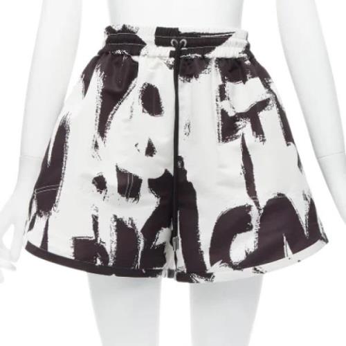 Pre-owned Svart acetat Alexander McQueen shorts