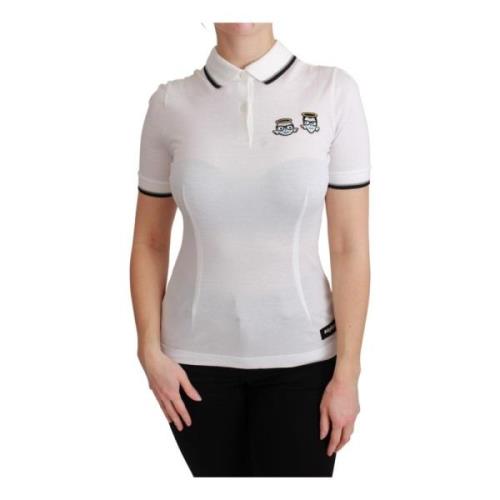 Angel Brodert Polo T-skjorte