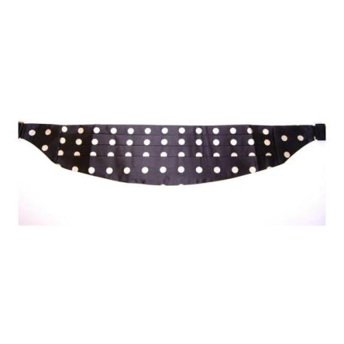 Silke Polka Dot Tuxedo Cummerbund Belte