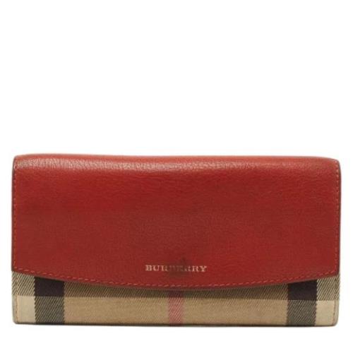 Pre-owned Brun skinn Burberry lommebok