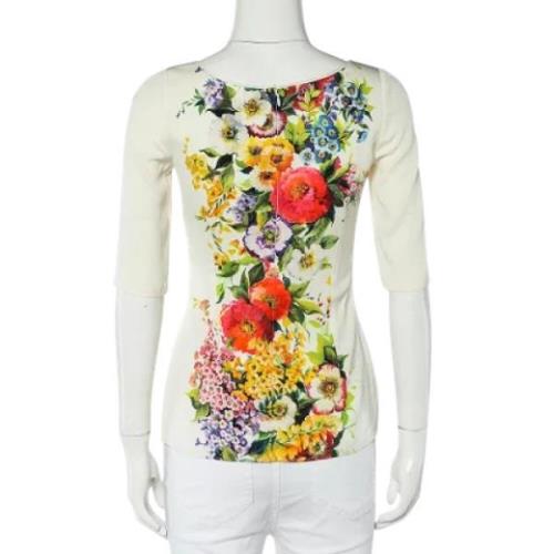 Pre-owned Flerfarget silke Dolce & Gabbana Top