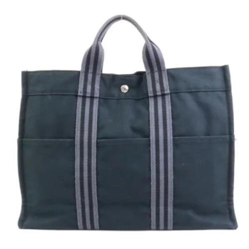 Pre-owned Marinebla bomull Hermes Tote