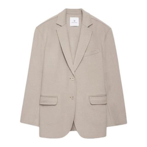 Oversized Box Blazer - Taupe