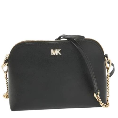 Pre-owned Svart skinn Michael Kors Crossbody veske