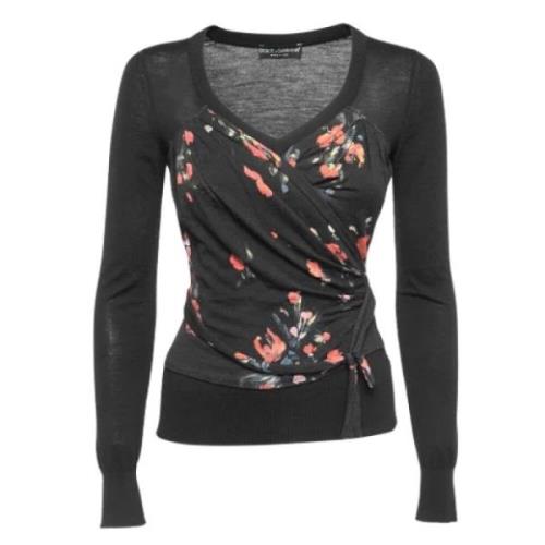 Pre-owned Svart strikket Dolce & Gabbana Top