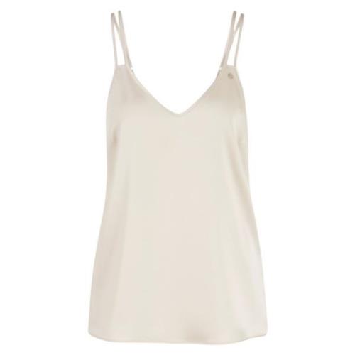 Elegant Flytende Singlet Topp