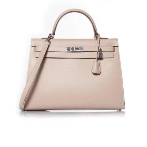 Pre-owned Beige Hermes veske i skinn