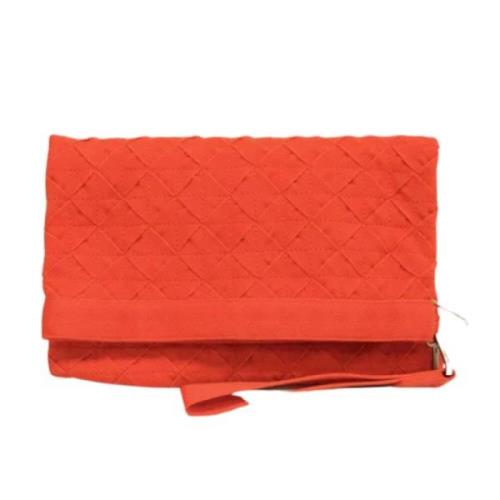 Pre-owned Oransje skinn Bottega Veneta Clutch