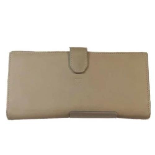 Pre-owned Beige Leather Loewe lommebok