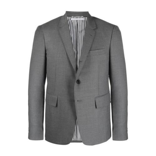 Grå Crop-Sleeve Blazer