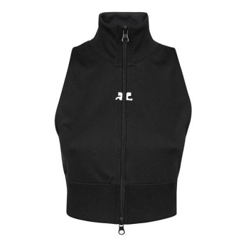 Sort Cropped Vest Interlock Tracksuit