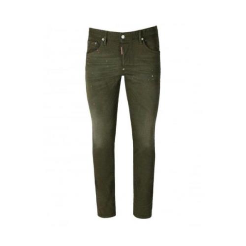 Grønne Jeans for Menn Aw23