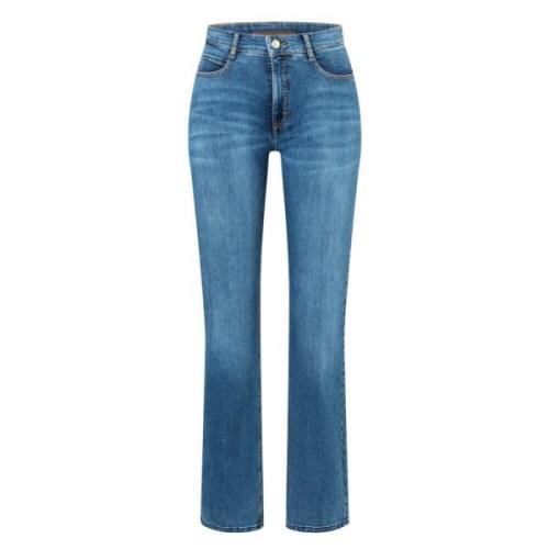 Blå Bootcut Fringe Jeans