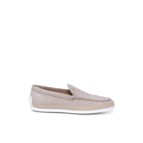 Beige Flate Slip-on Sko