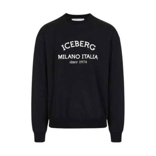 Sweatshirt med logo