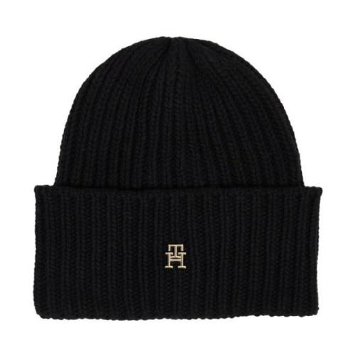 Stilig Svart Beanie for Kvinner