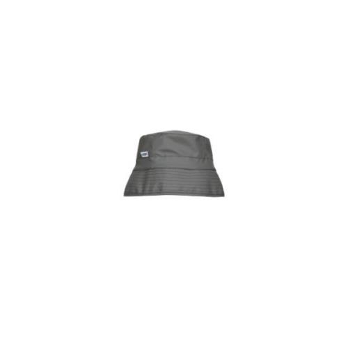 Grå Vanntett Bucket Hat Stilig Design